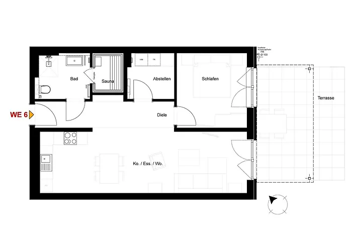 Ankerpunkt Suedost - Dorumer Sielhuus 6 Apartament